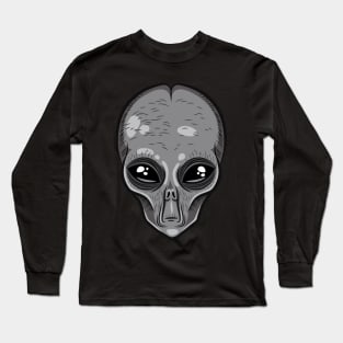 Alien Head Long Sleeve T-Shirt